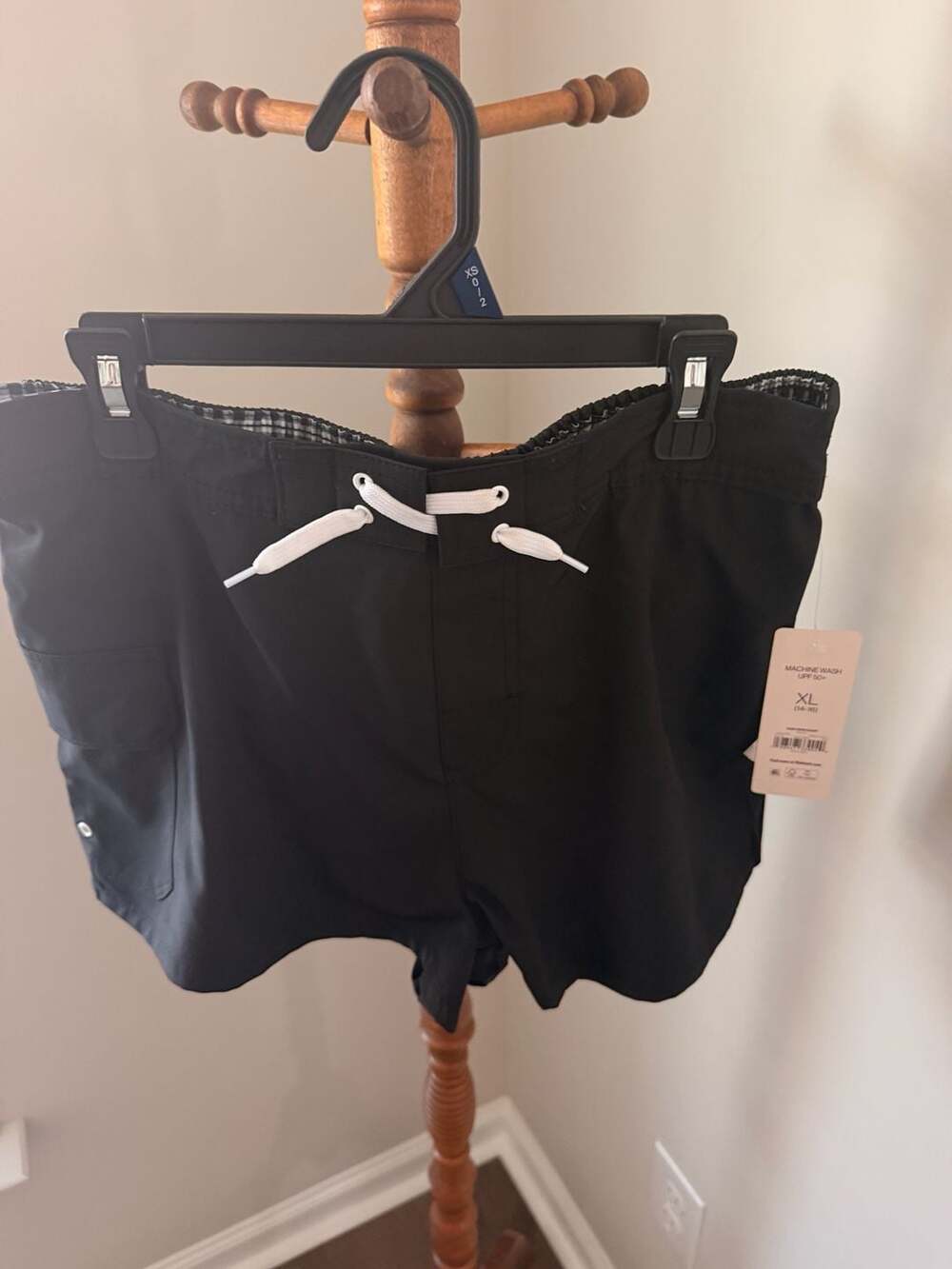 Walmart Weekend Academy Swim Short Size XL 14-16 Black